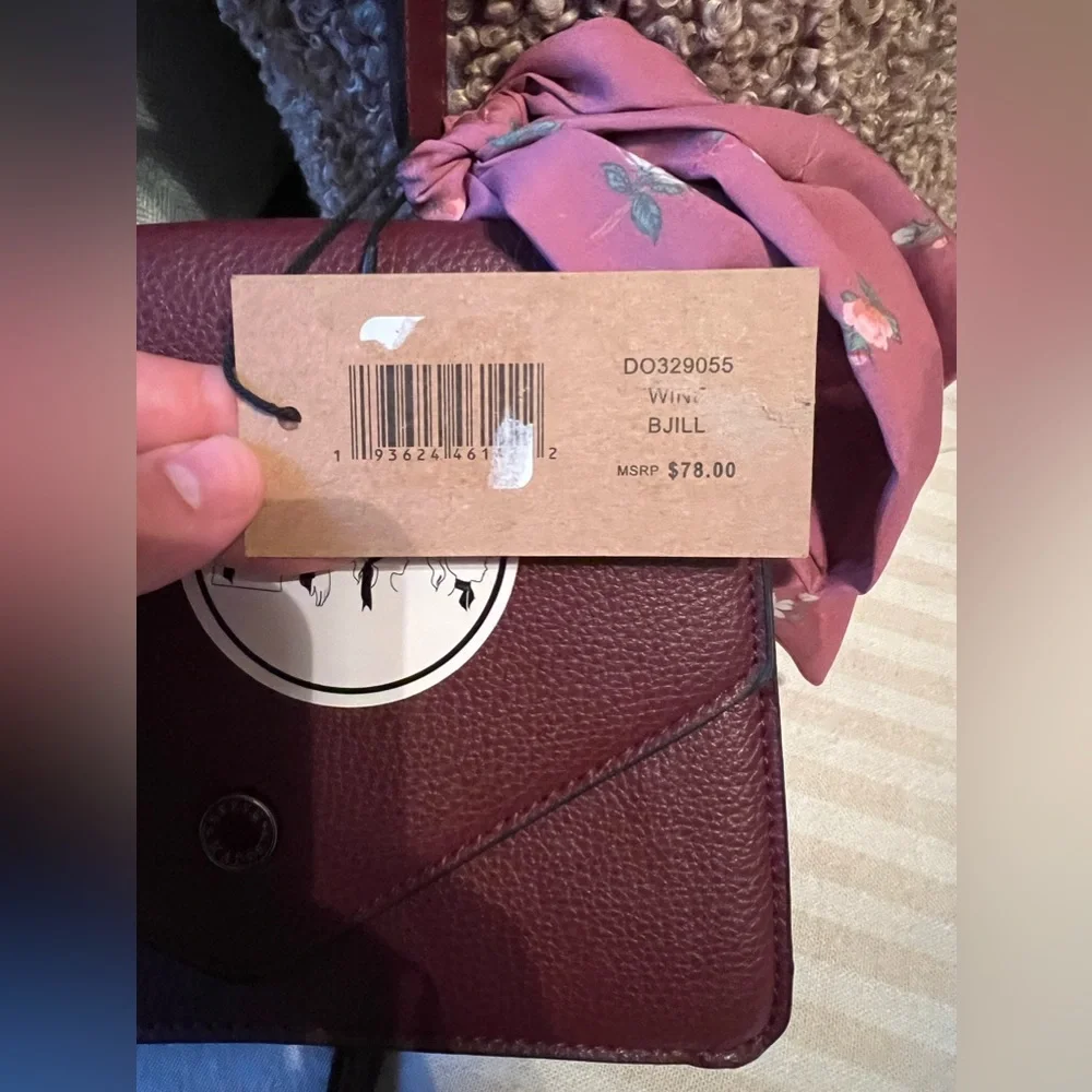 Steve Madden Bjill Top Handle Maroon Purse - Picture 11 of 11